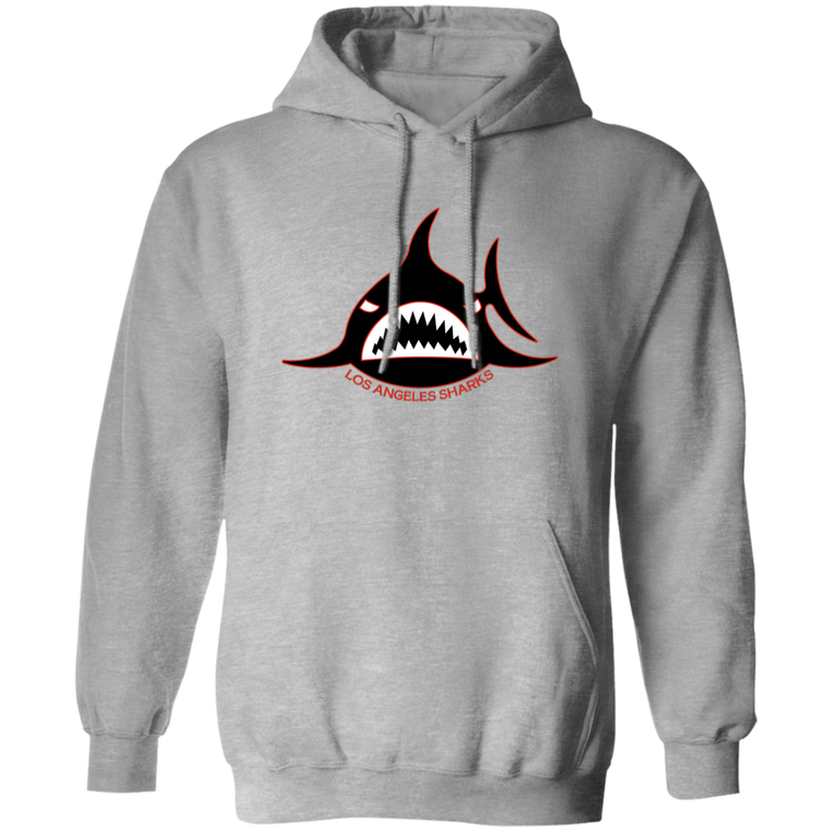 Los Angeles Sharks WHA Hockey Hoodie Pullover in Sport Grey