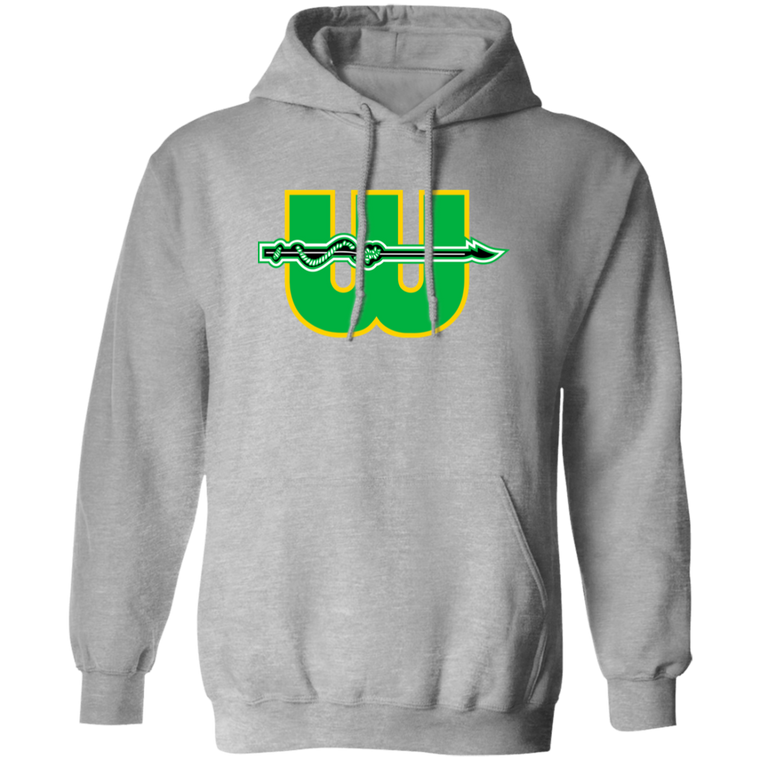 New England Whalers WHA Hockey Hoodie Pullover in Sport Grey