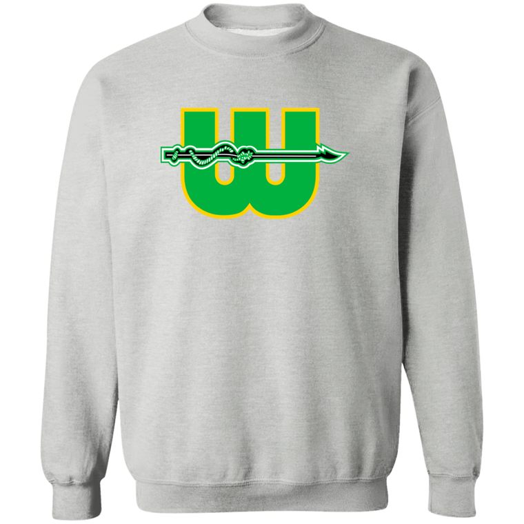 New England Whalers WHA Hockey Sweatshirt Crewneck Pullover in sport grey