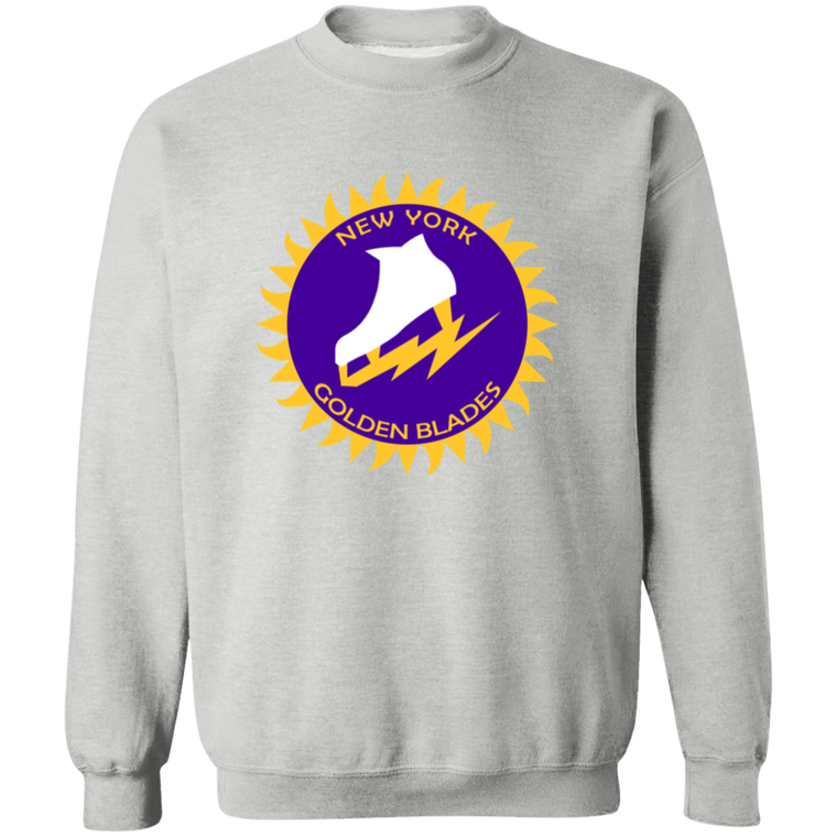 New York Golden Blades WHA Hockey Sweatshirt Crewneck Pullover in sport grey
