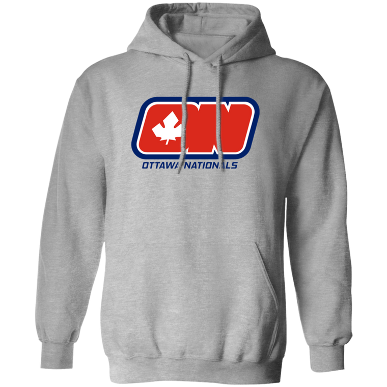 Ottawa Nationals WHA Hockey Hoodie Pullover in Sport Grey
