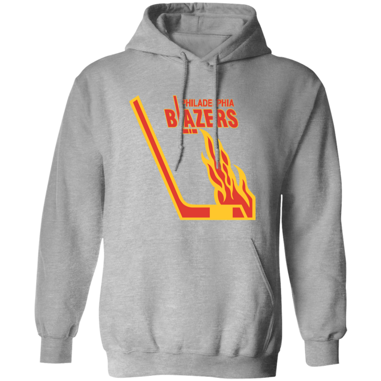 Philadelphia Blazers WHA Hockey Hoodie Pullover in Sport Grey