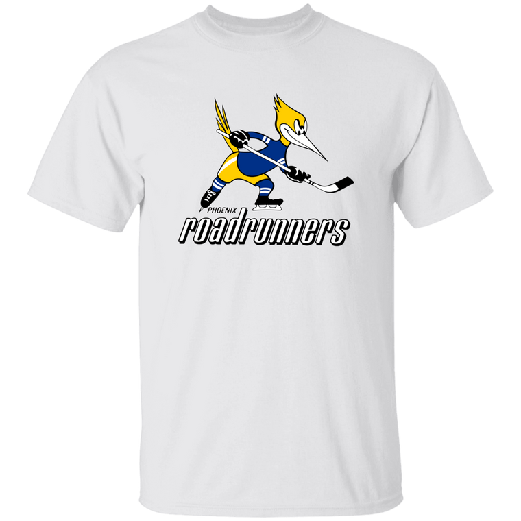Phoenix Roadrunners WHA Hockey Short Sleeve Tee Shirt in White