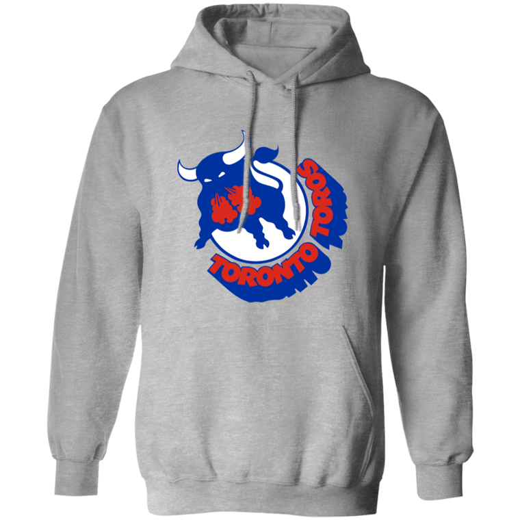 Toronto Toros WHA Hockey Hoodie Pullover in Sport Grey