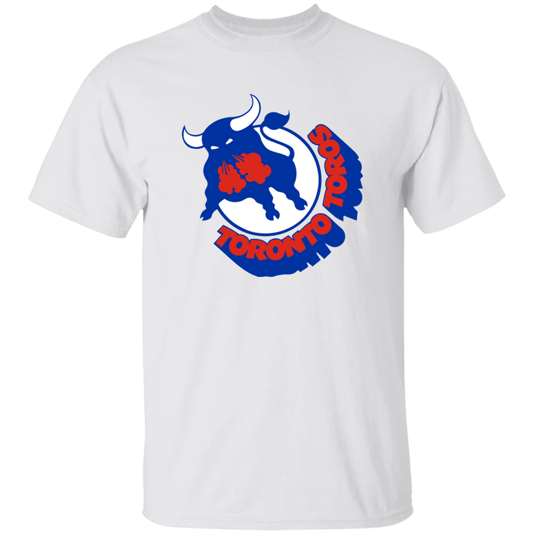 Toronto Toros WHA HockeyShort Sleeve Tee Shirt in White