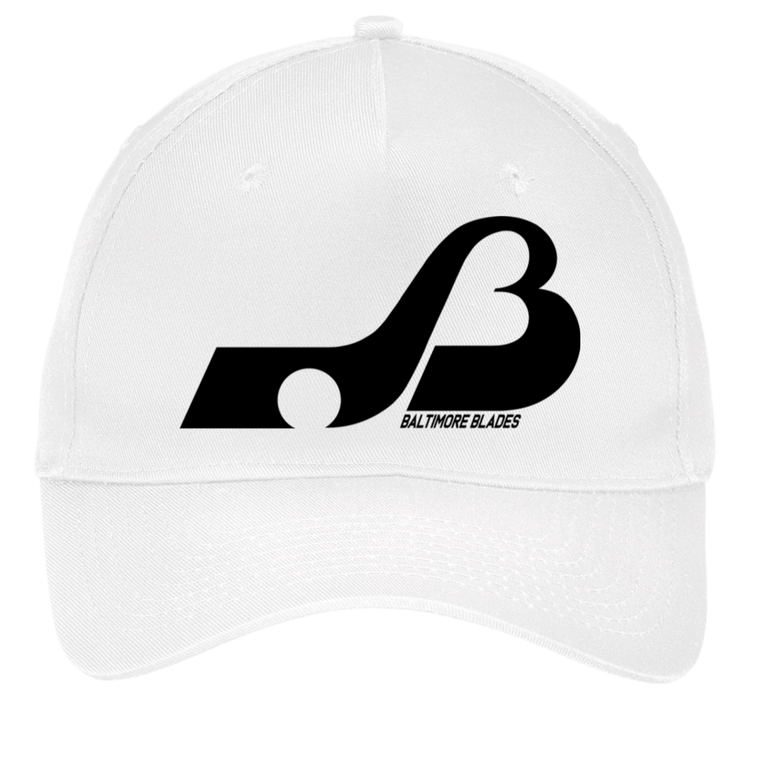 Baltimore Blades WHA Hockey Team Twill Cap 5-Panel in White