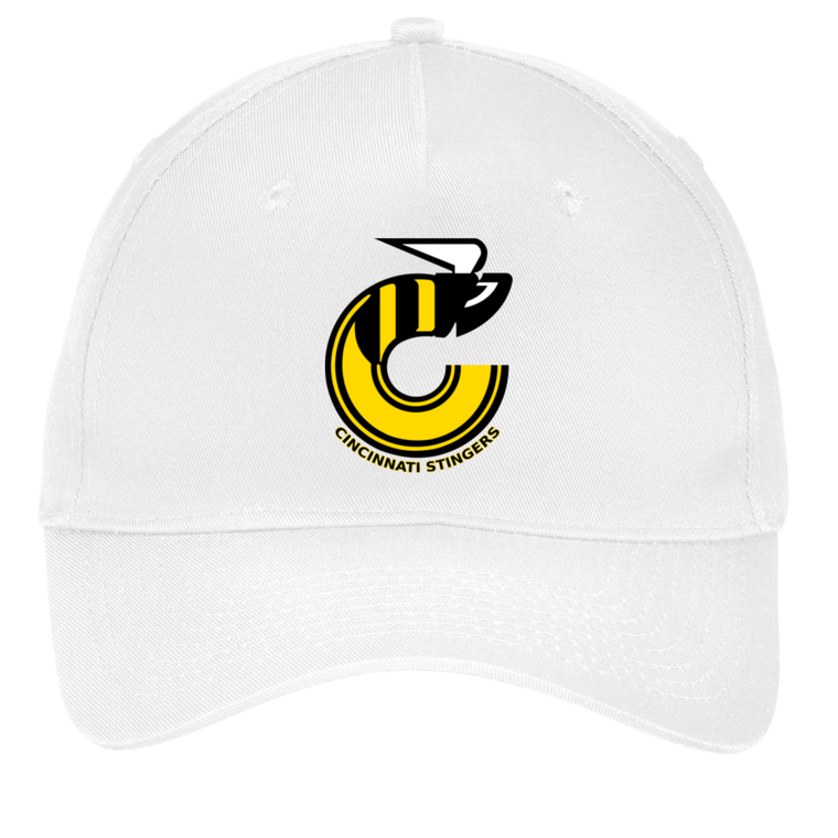 Cincinnati Stingers WHA Hockey Twill Cap 5-Panel in White