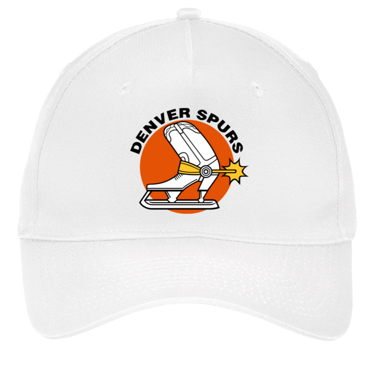 Denver Spurs WHA Hockey Twill Cap 5-Panel in White