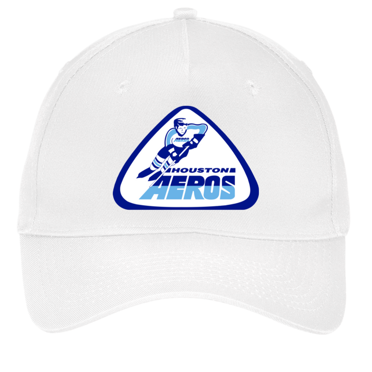 Houston Aeros WHA Hockey Twill Cap 5-Panel in White