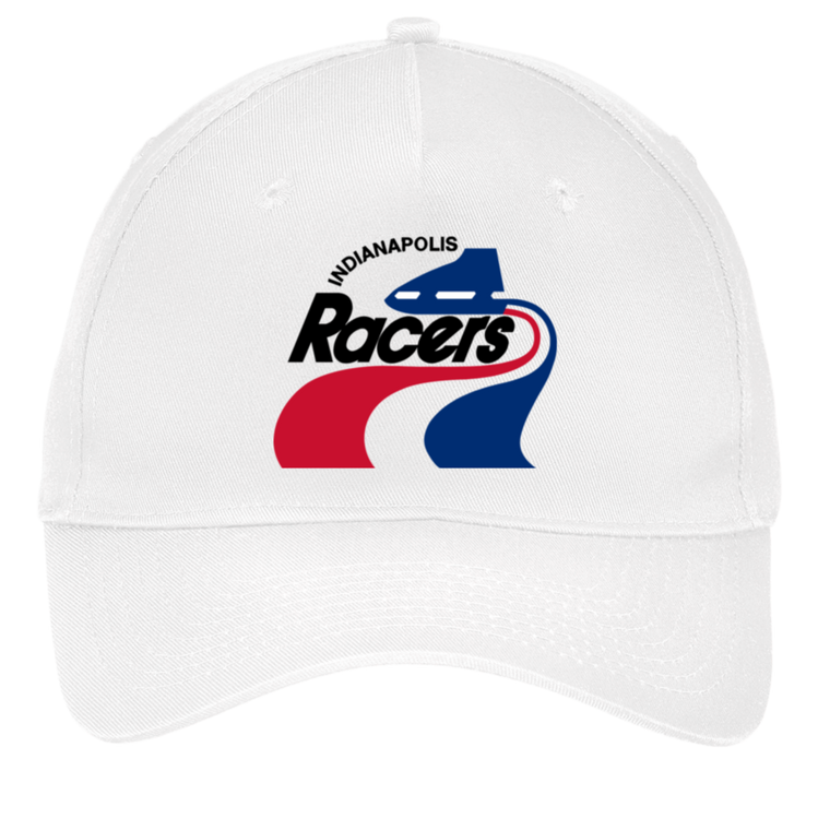 Indianapolis Racers WHA Hockey Twill Cap 5-Panel in White