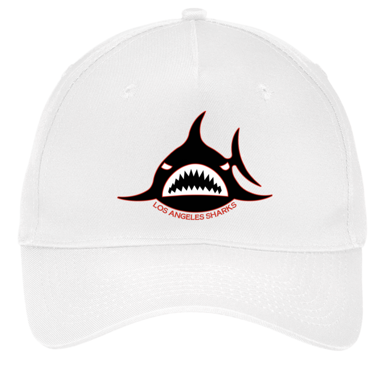 Los Angeles Sharks WHA Hockey Twill Cap 5-Panel in White