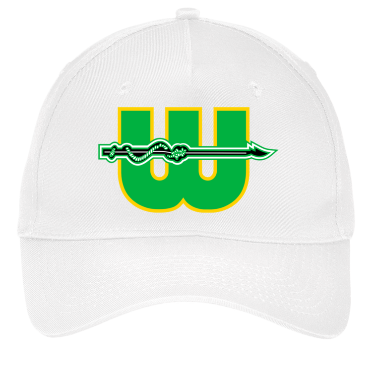 New England Whalers WHA Hockey Twill Cap 5-Panel in White