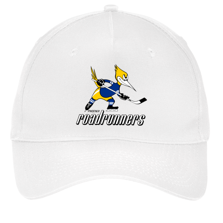 Phoenix Roadrunners WHA Hockey Twill Cap 5-Panel in White