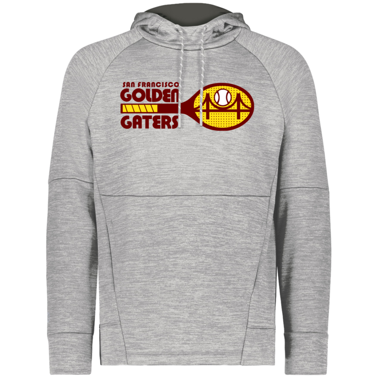 San Francisco Golden Gaters WTT Tennis Performance Fleece Hoodie in Athletic Grey
