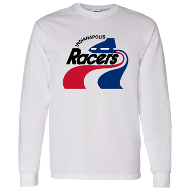 Indianapolis Racers Long Sleeve Shirt WHA Hockey in White