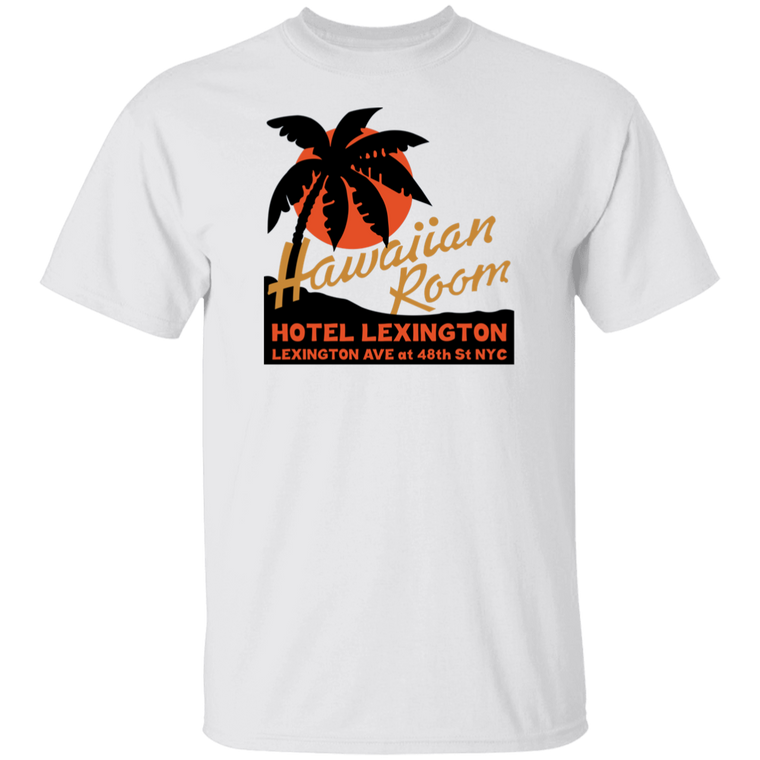 Hawaiian Room Club T-shirt New York City Nightlife Fashion Apparel color White