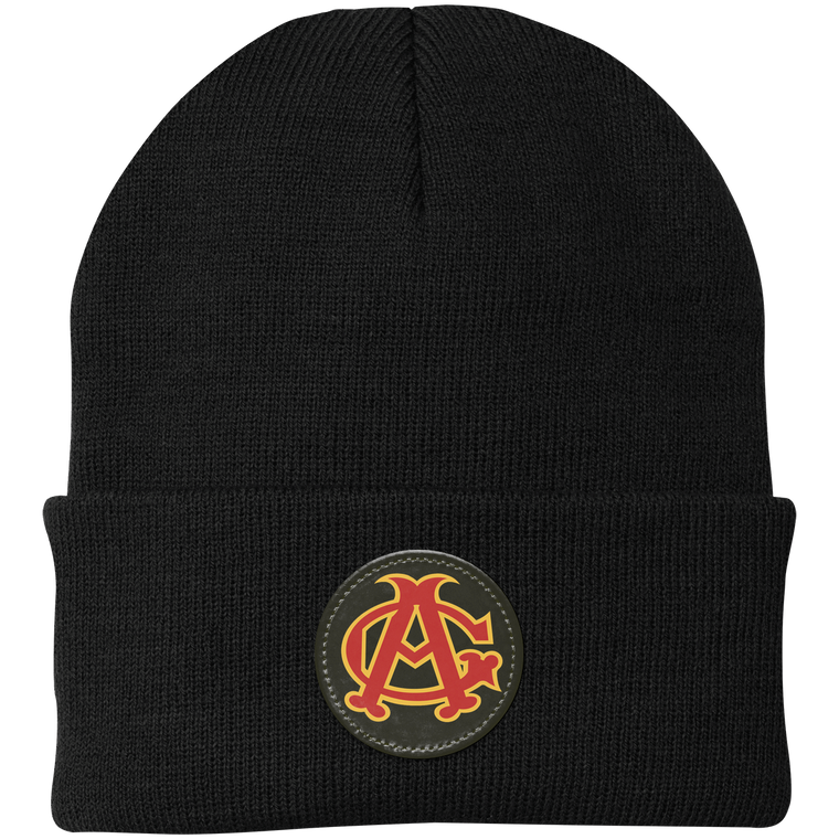 Chicago American Giants Knit Beanie Cap Negro Leagues Baseball Team color Black