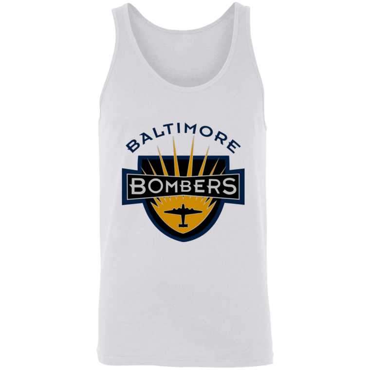 Baltimore Bombers Tank Top NFL Football Team Fan Apparel color White