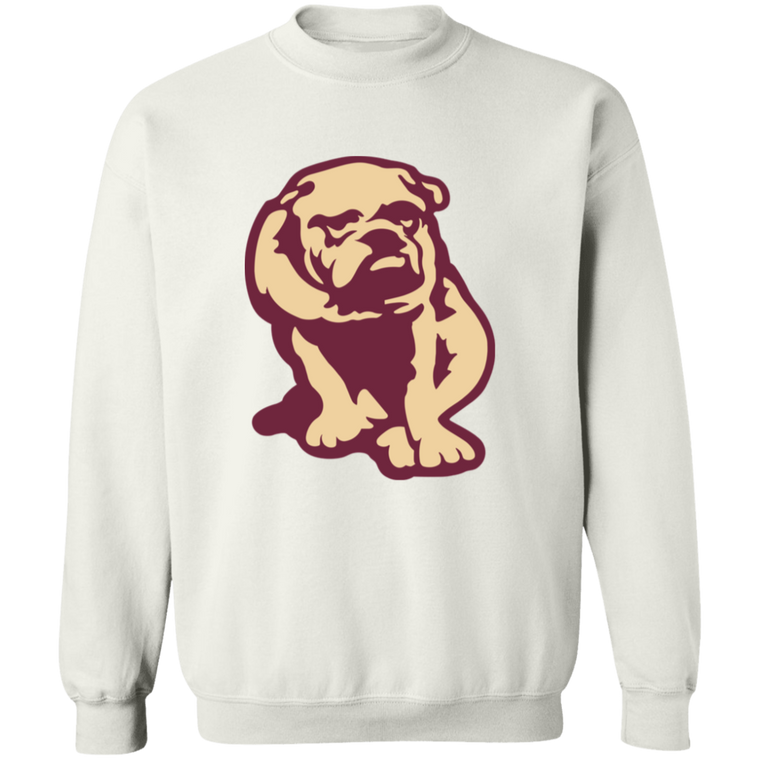 Canton Bulldogs Sweatshirt Crewneck Pullover NFL Football Team Fan Apparel color White