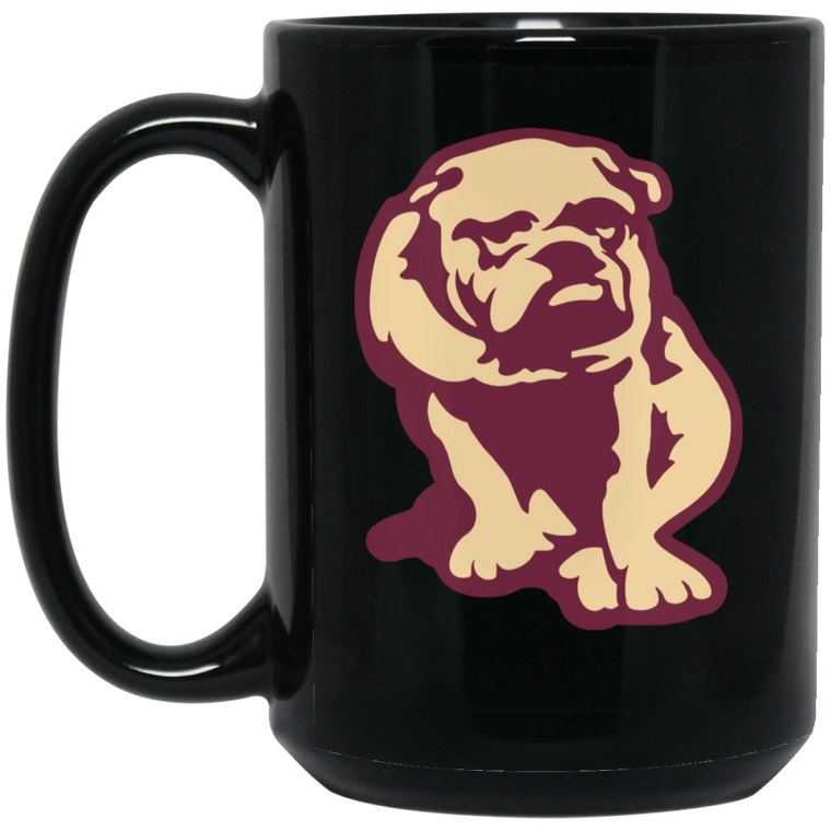 Canton Bulldogs Mug 15 oz. Black Glossy Ceramic NFL Football Team Drinkware