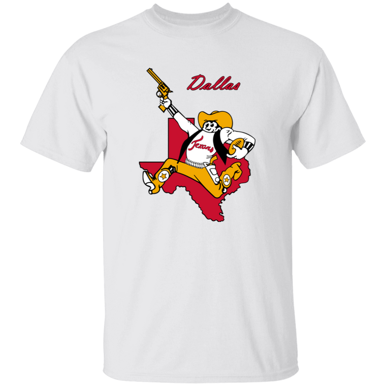 Dallas Texans T-shirt Classic NFL Football Team Fan Apparel color White