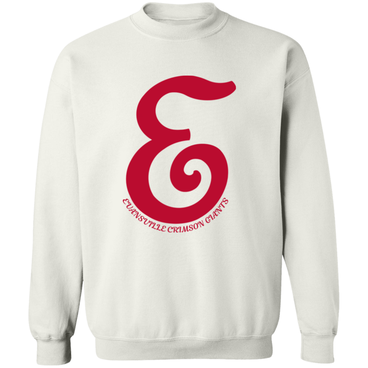Evansville Crimson Giants Sweatshirt Crewneck Pullover NFL Football Team Fan Apparel color White