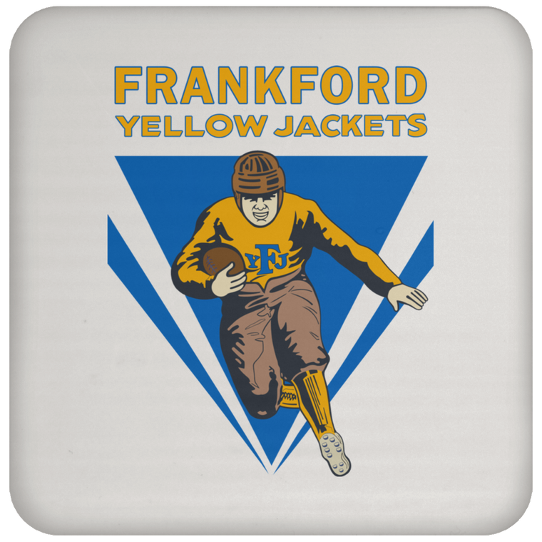 Frankford Yellow Jackets Drink Coaster NFL Football Team Drinkware color White