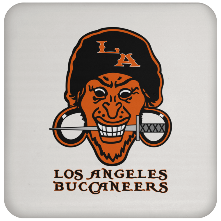 Los Angeles Buccaneers Drink Coaster NFL Football Team Drinkware color White