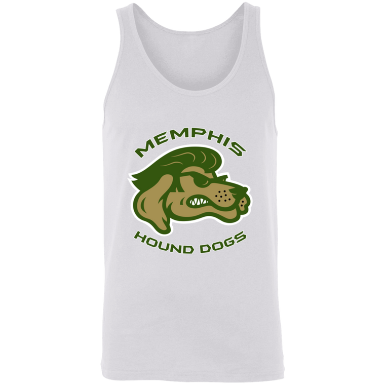 Memphis Hound Dogs Tank Top NFL Football Team Fan Apparel color White Memphis Hound Dogs Tank Top NFL Football Team Fan Apparel color White
