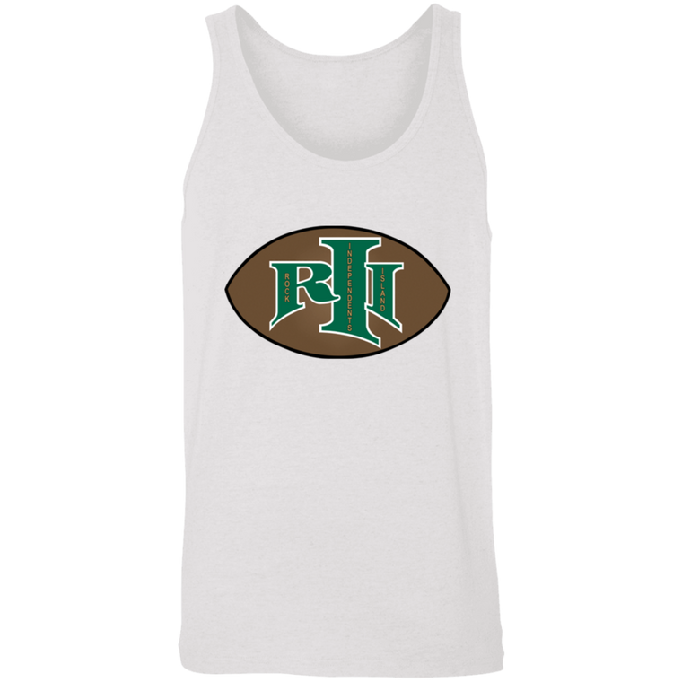 Rock Island Independents Tank Top NFL Football Team Fan Apparel color White Rock Island Independents Tank Top NFL Football Team Fan Apparel color White