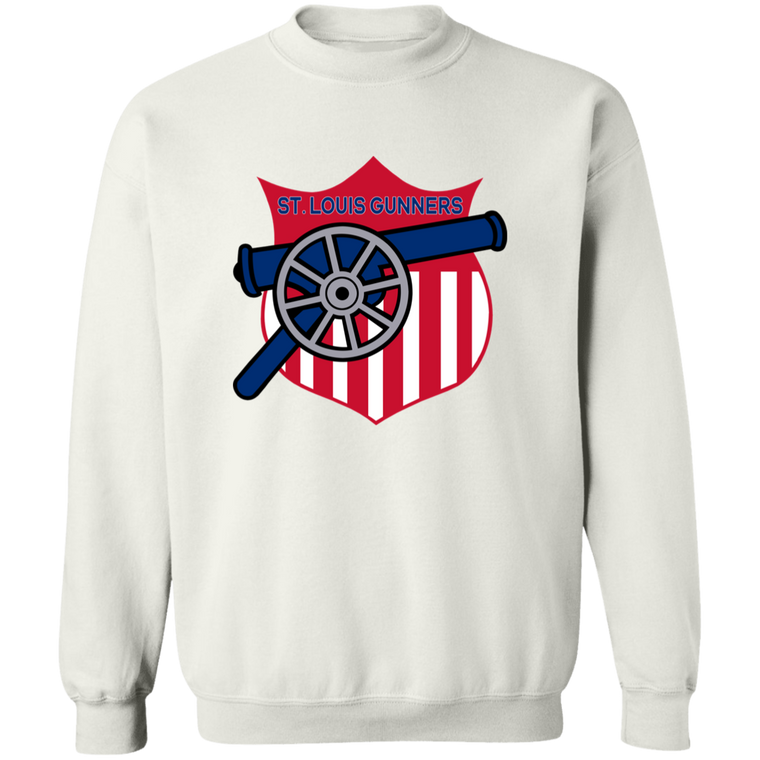 St. Louis Gunners Sweatshirt Crewneck Pullover NFL Football Team color White St. Louis Gunners Sweatshirt Crewneck Pullover NFL Football Team color White