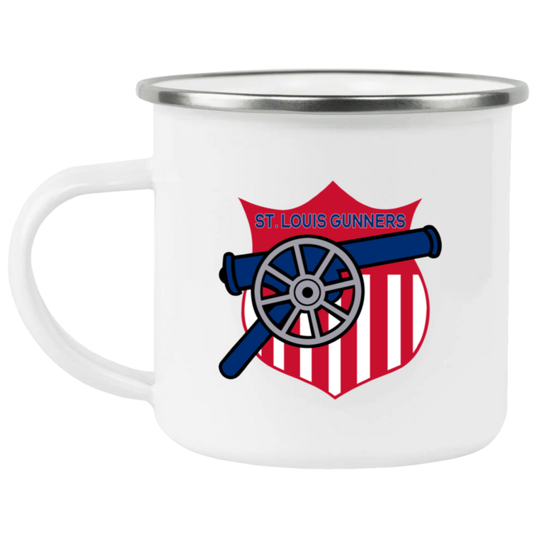 St. Louis Gunners Camping Mug 12 oz. Enamel NFL Football Team Drinkware St. Louis Gunners Camping Mug 12 oz. Enamel NFL Football Team Drinkware
