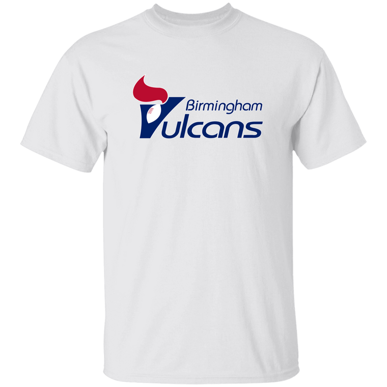 Birmingham Vulcans T-shirt Classic WFL Football Team color White