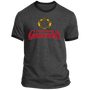 New Jersey Generals USFL Ringer T-shirt - Dark Heather/Jet Black