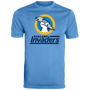 Oakland Invaders USFL Activewear Tee Shirt - Columbia Blue