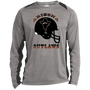 Arizona Outlaws USFL Helmet Colorblock Challenger Long Sleeve Shirt in Vintage Heather/Black