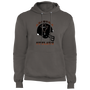 Arizona Outlaws USFL Helmet Fleece Pullover Hoodie in Charcoal