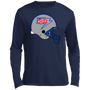 Chicago Blitz Helmet Long Sleeve Shirt Activewear Sensation in True Navy