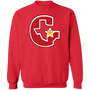 Houston Gamblers USFL Sweatshirt Classic Crewneck in Red