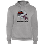 Jacksonville Bulls Helmet Hoodie Fleece in Athletic Heather