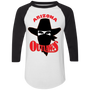 Arizona Outlaws USFL 3/4 Sleeve Raglan Shirt - White/Black