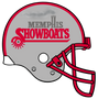 Memphis Showboats USFL Football Team Helmet Detail