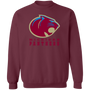 Michigan Panthers Sweatshirt Classic Crewneck in Maroon