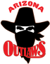 Arizona Outlaws USFL Football Team Logo Detail