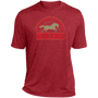 Birmingham Stallions USFL Football Team Activewear Heather Tee T-shirt - Scarlet Heather