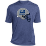 Los Angeles Express USFL Football Team Activewear Heather Tee T-shirt - True Royal Heather
