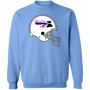 Orlando Renegades Helmet Sweatshirt Classic Crewneck in Carolina Blue