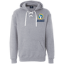 Oakland Invaders Hoodie Heavyweight Lace in Oxford Grey