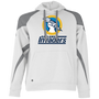 Oakland Invaders Athletic Hoodie Contender in White/Charcoal Heather