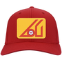 Atlanta Apollos Cap cotton twill with vegan patch of NASL Soccer Team Logo in color Red